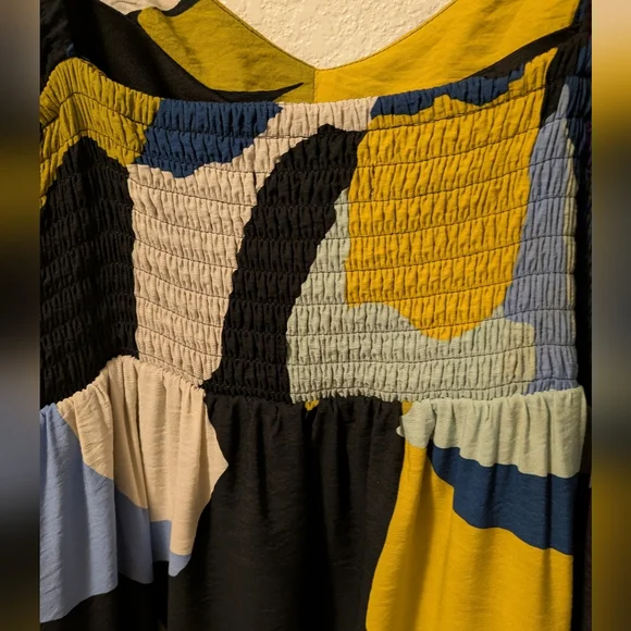 Nine West Multicolor Abstract Print Dress - Picture 10 of 13